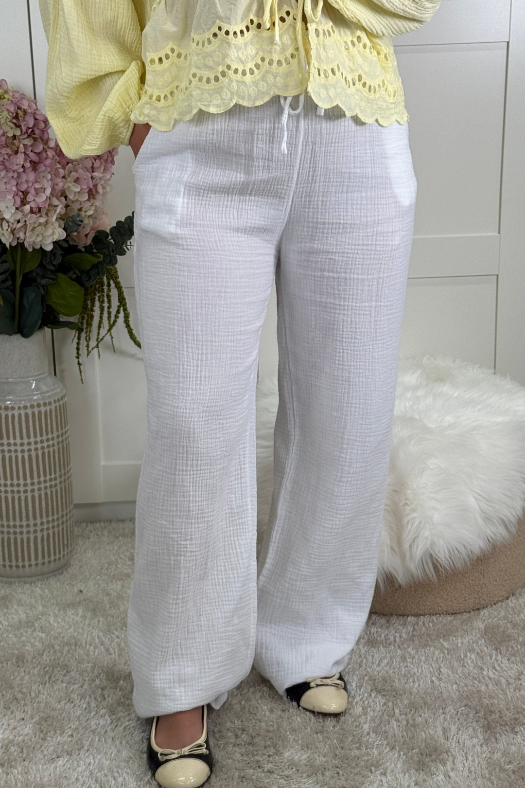 A-bee - Annabelle Buks - White Bukser