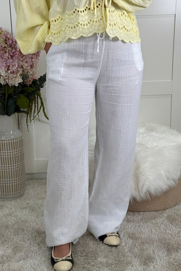 A-bee - Annabelle Buks - White Bukser