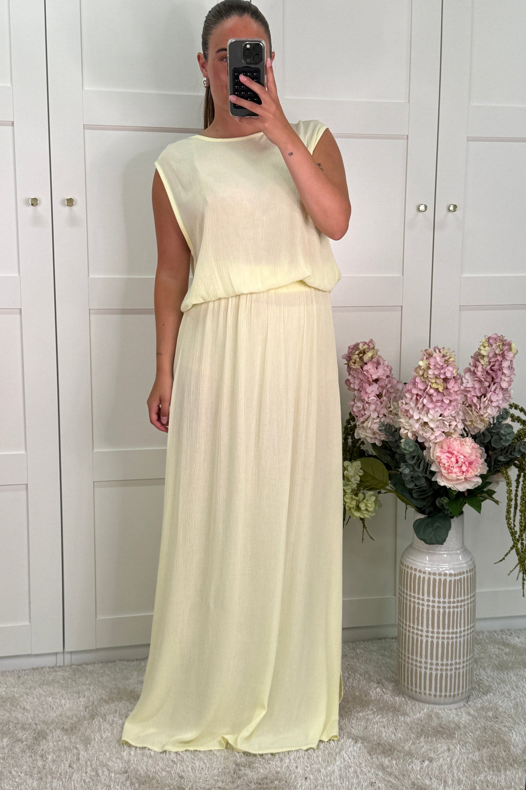 A-bee - Ava Top - Light Yellow Toppe