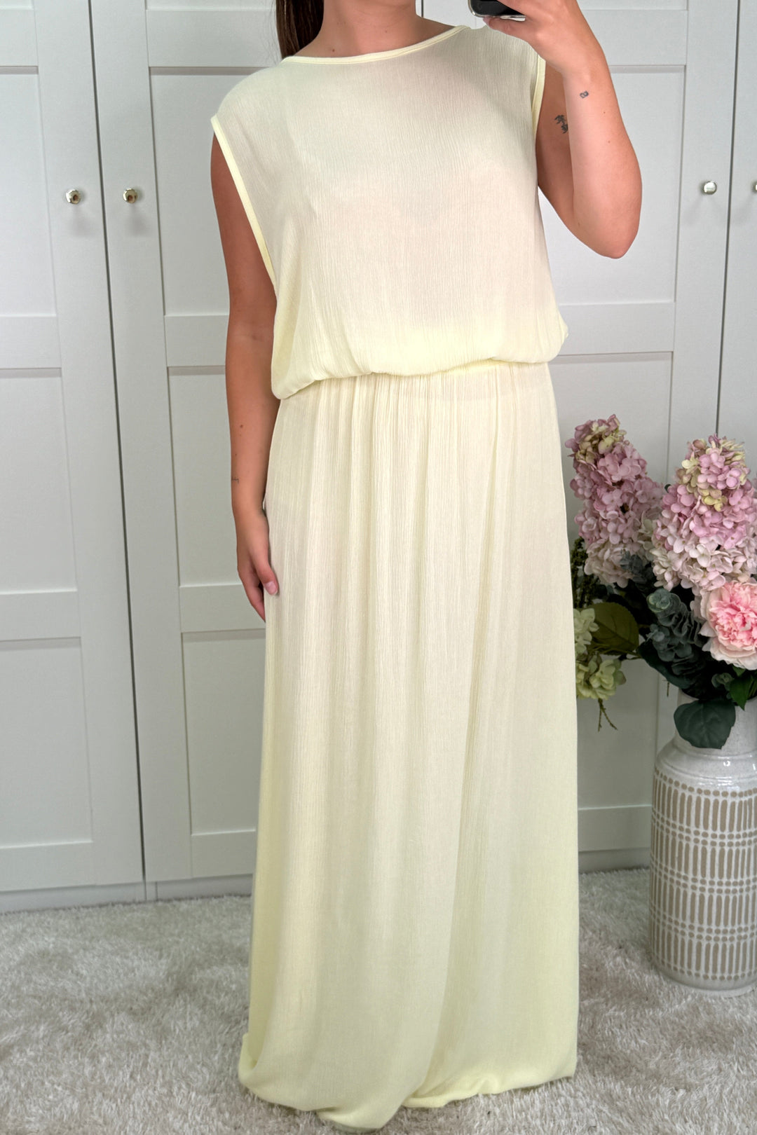 A-bee - Ava Top - Light Yellow Toppe