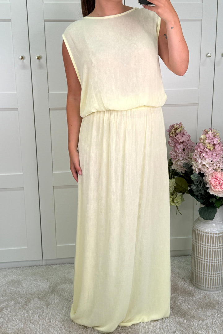 A-bee - Ava Top - Light Yellow Toppe