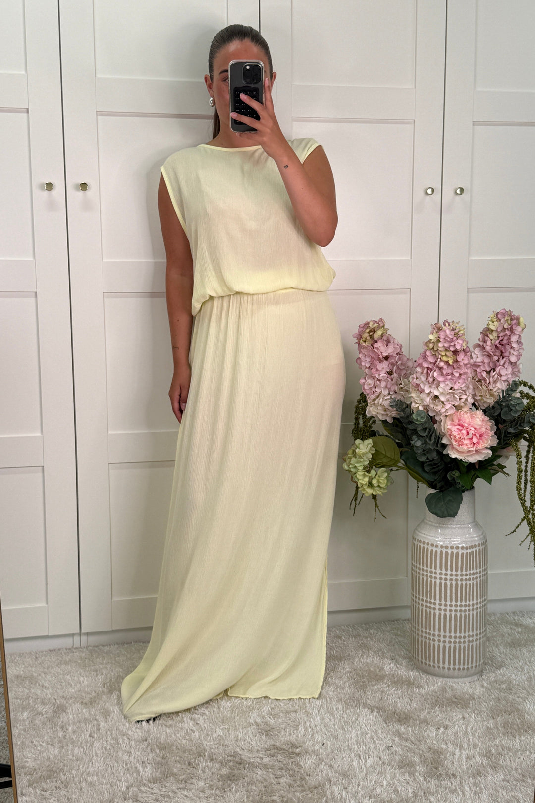 A-bee - Ava Top - Light Yellow Toppe