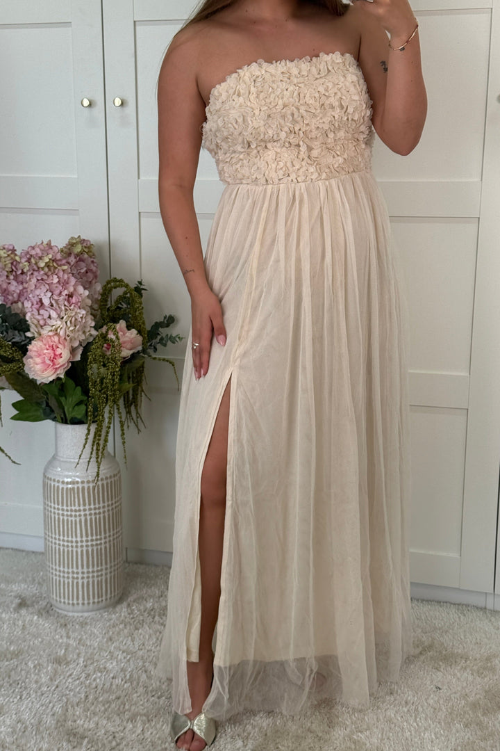 A-bee - Laure Kjole - Cream Kjoler