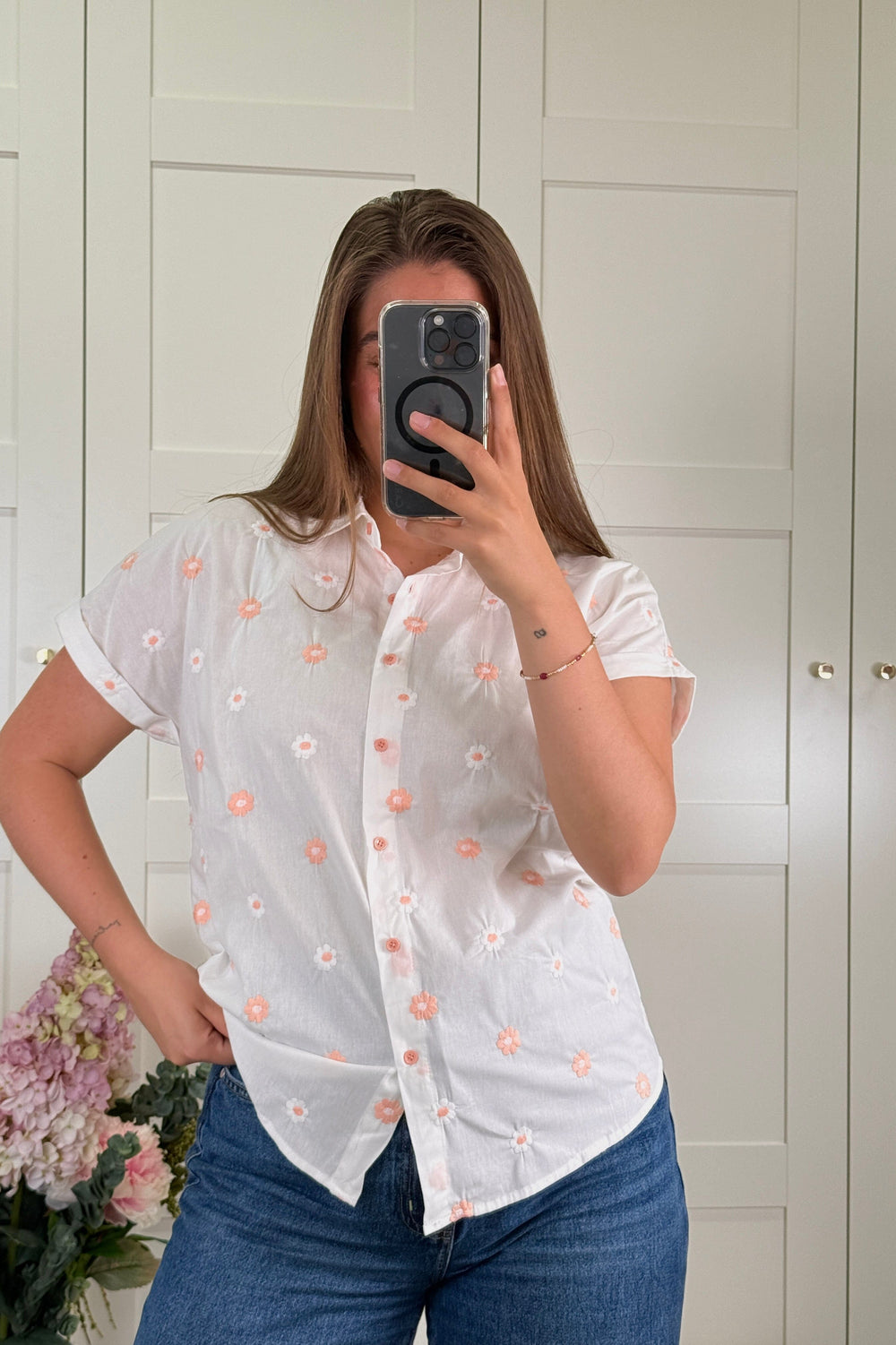 A-bee - Mariella Skjorte - Apricot Skjorter