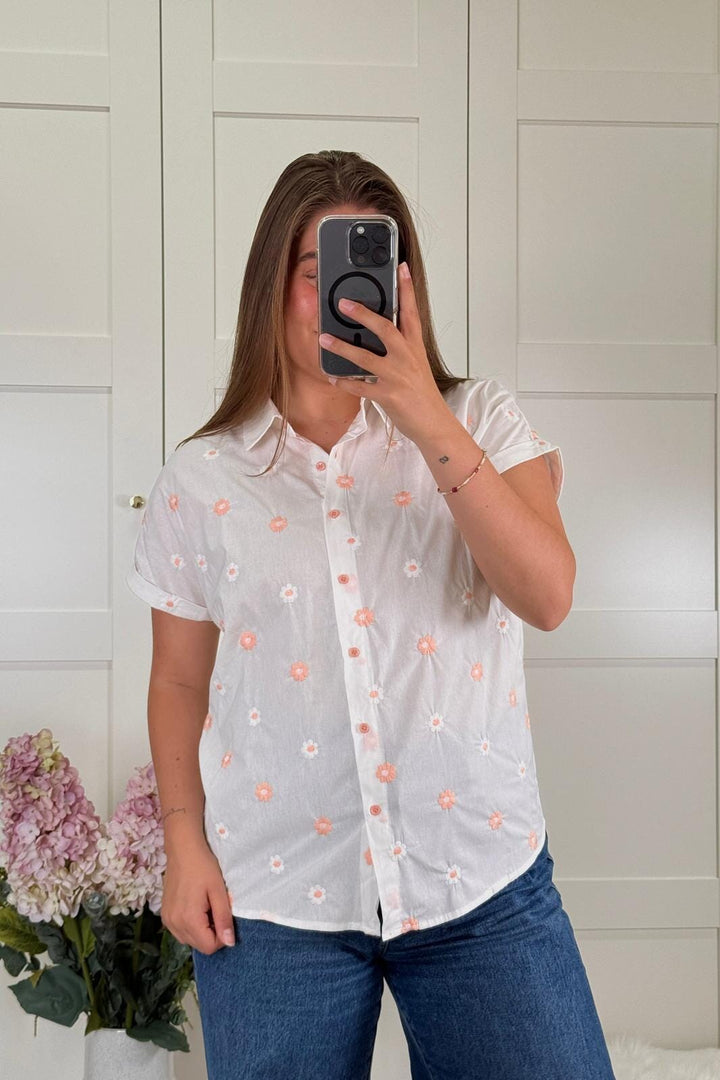 A-bee - Mariella Skjorte - Apricot Skjorter