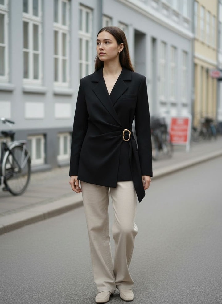 A-bee - Mathilde Blazer - Black