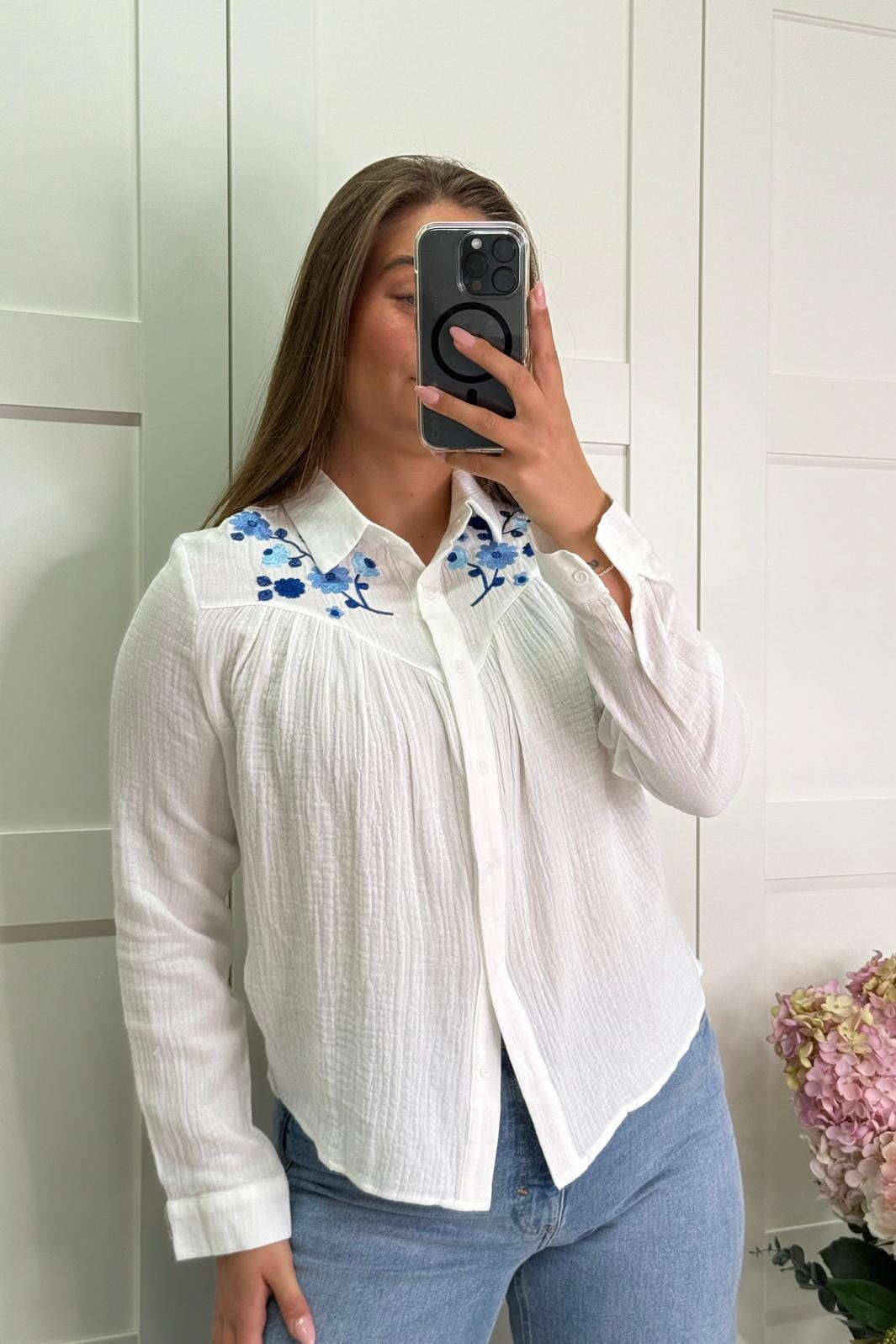 A-bee - Millie Skjorte - White Skjorter