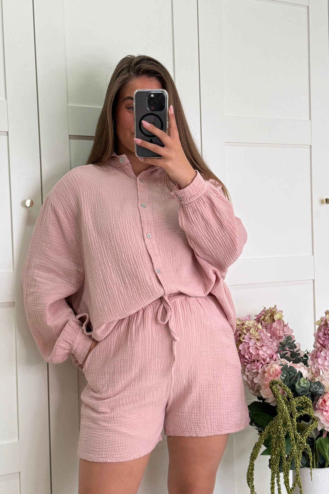 A-bee - Nelly Skjorte - Rose Shadow Skjorter