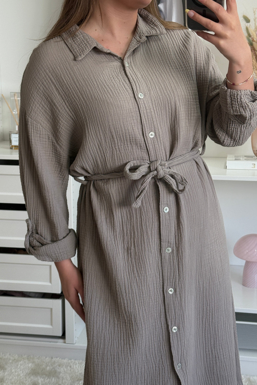 A-bee - Sabina Dress - Champagne Kjoler