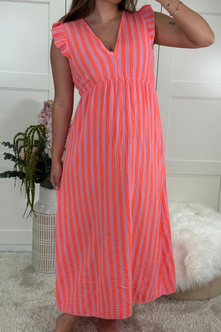 A-bee - Sally Kjole - Orange Popsicle Kjoler