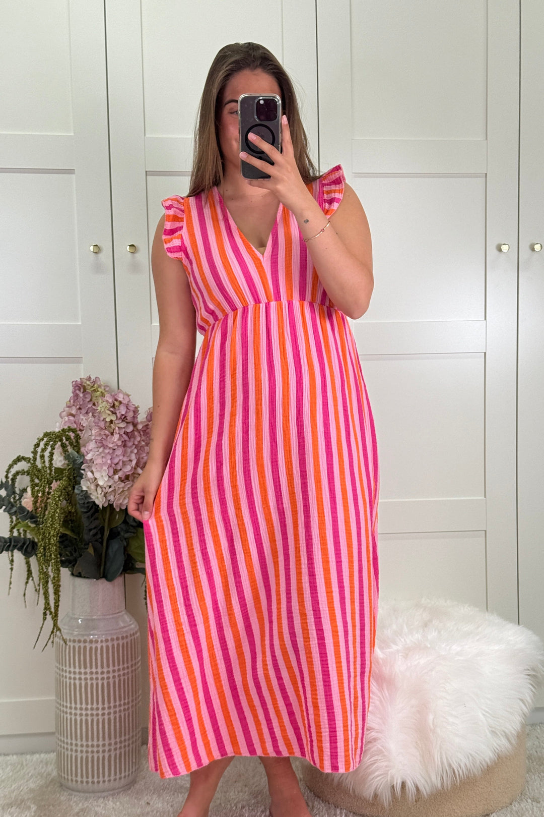 A-bee - Sally Kjole - Pink Kjoler