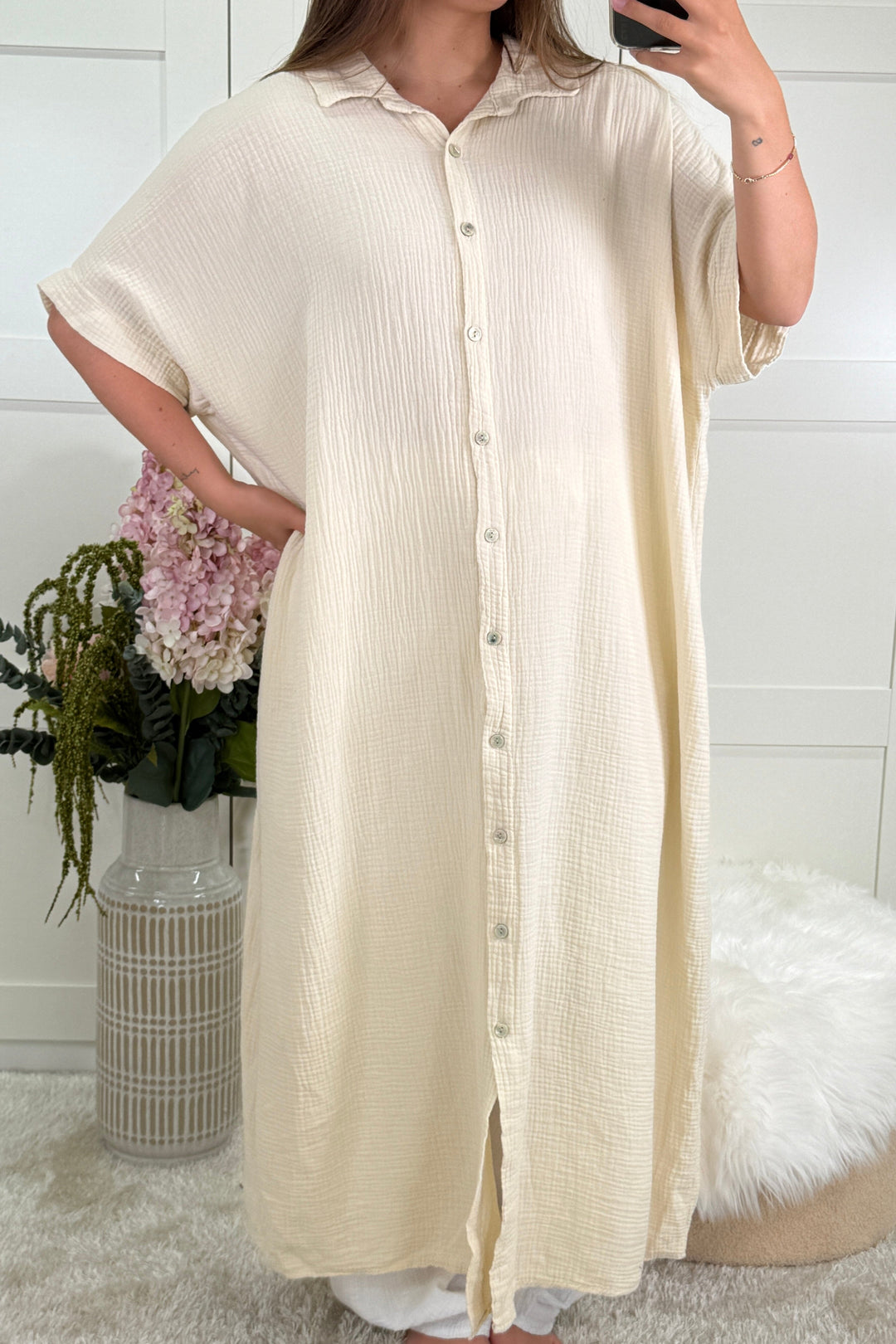 A-bee - Selma Kjole - Beige Kjoler