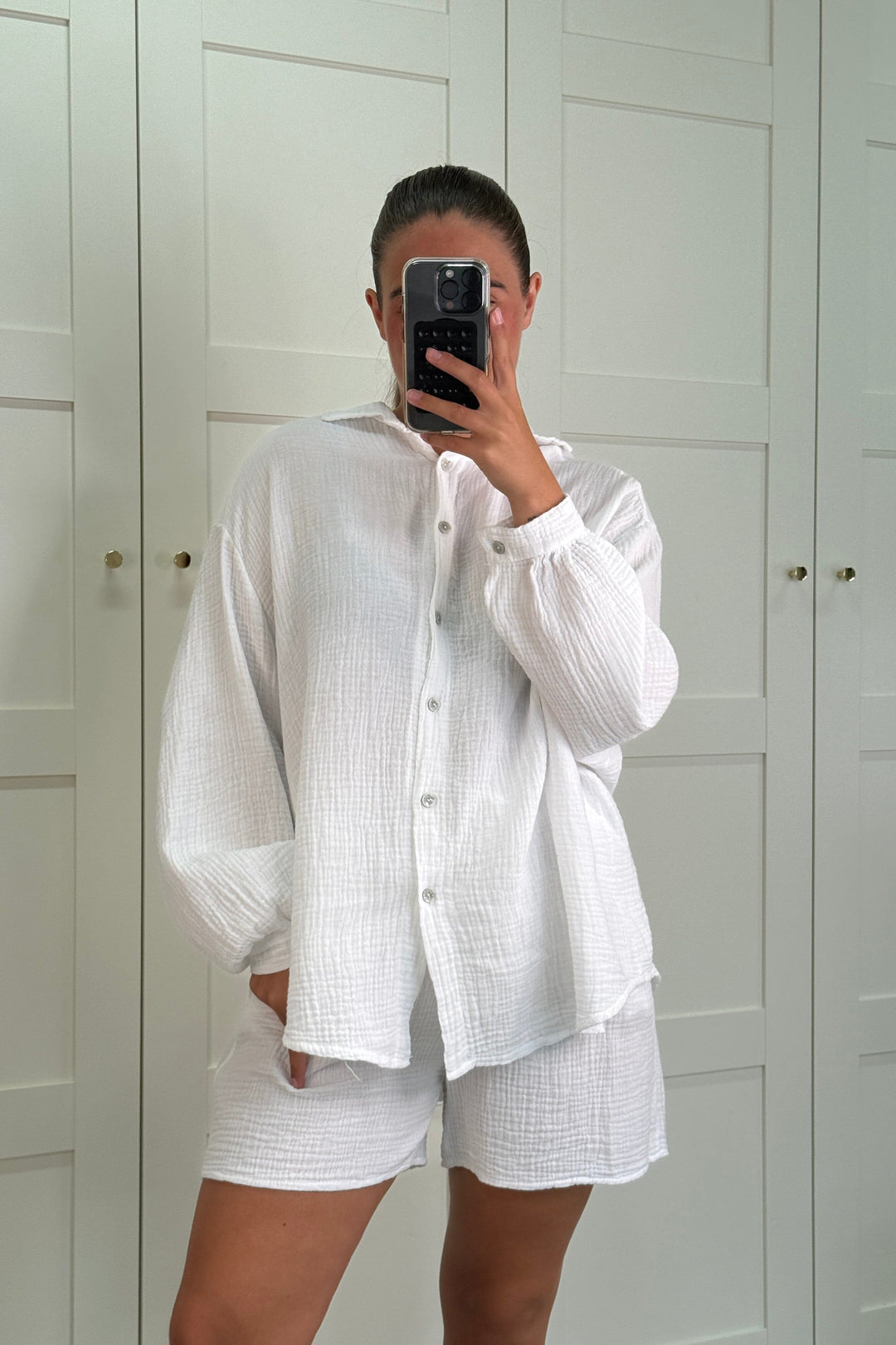 A-bee - Sienna- White Skjorter