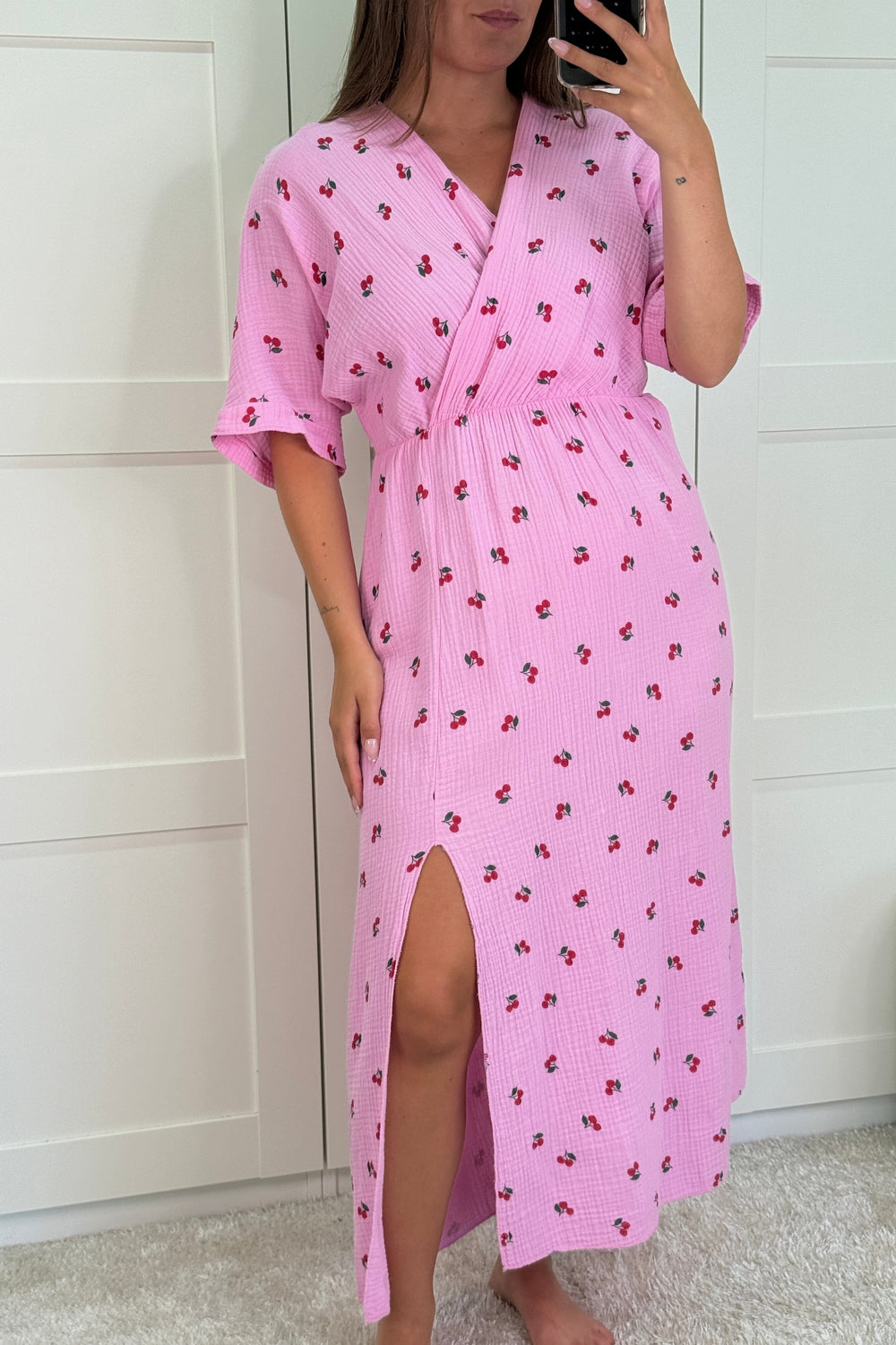 A-bee - Valentina Kjole - Pink Kjoler