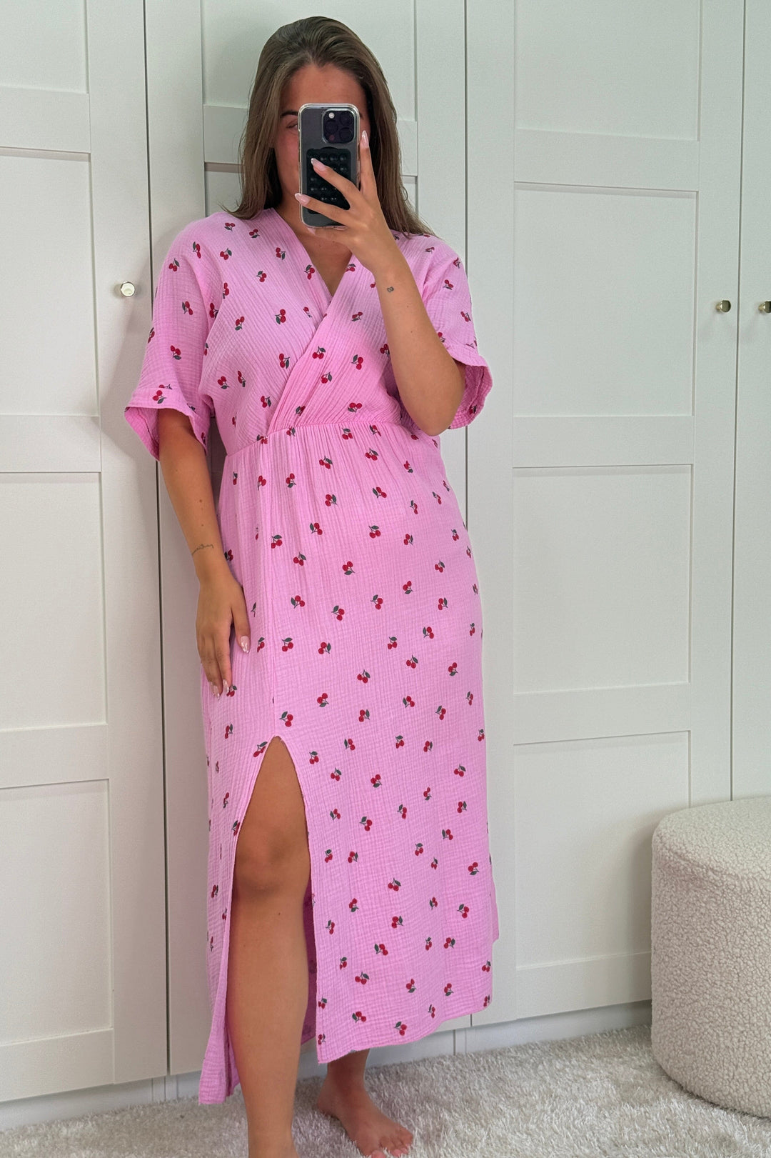 A-bee - Valentina Kjole - Pink Kjoler