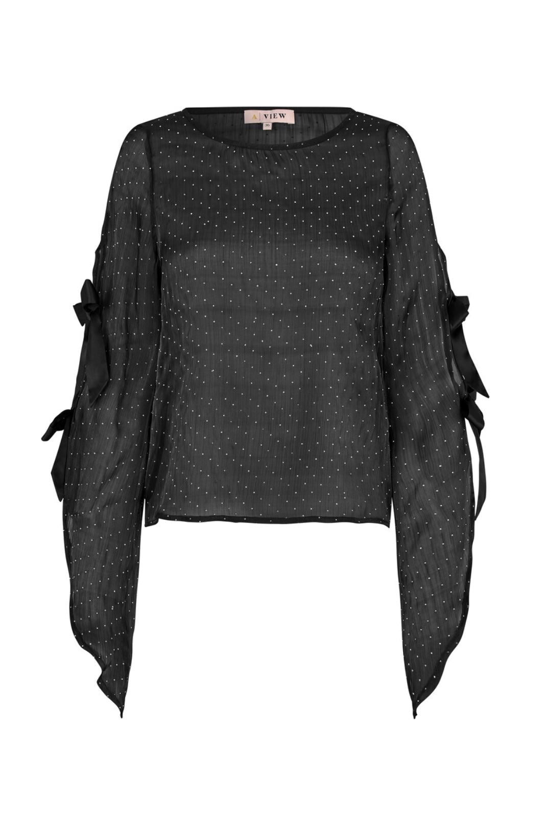 A-View - Alisa Blouse - 999 Black Bluser