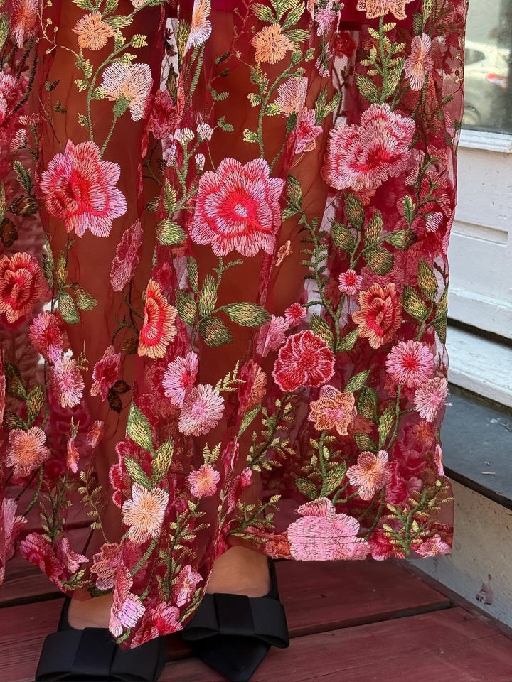 A-View - Fuschia Dress AV4614 - 373 - Bordeaux/Rose Kjoler