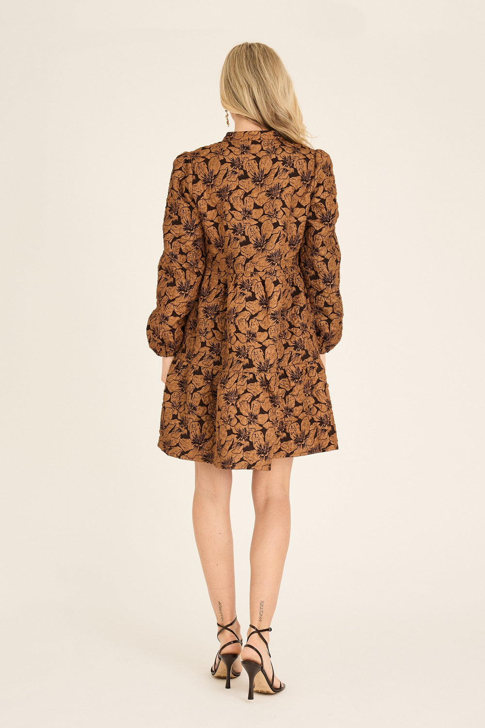 A-View - Ida Dress AV4847 - 117 - Brown Kjoler