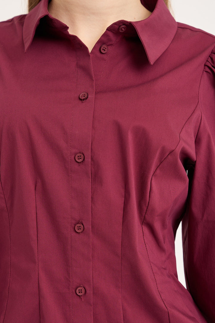 A-View - Malika Shirt AV4639 - 042 - Bordeaux Skjorter
