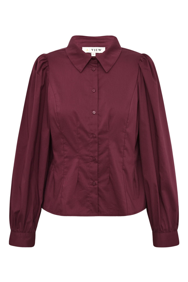 A-View - Malika Shirt AV4639 - 042 - Bordeaux Skjorter