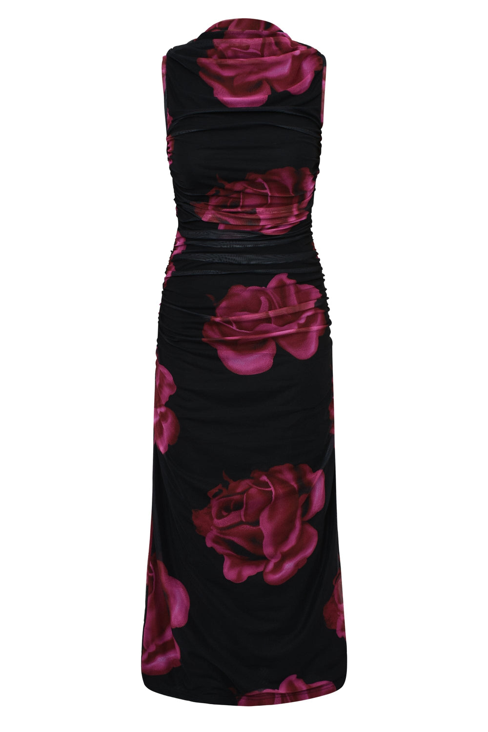 A-View - Ophelia Dress AV7017 - 163 - Black/Pink Kjoler