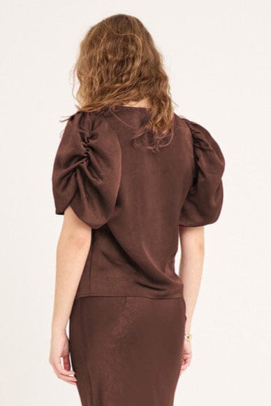 A-View - Sinda Blouse AV5085 - 117 - Brown Bluser