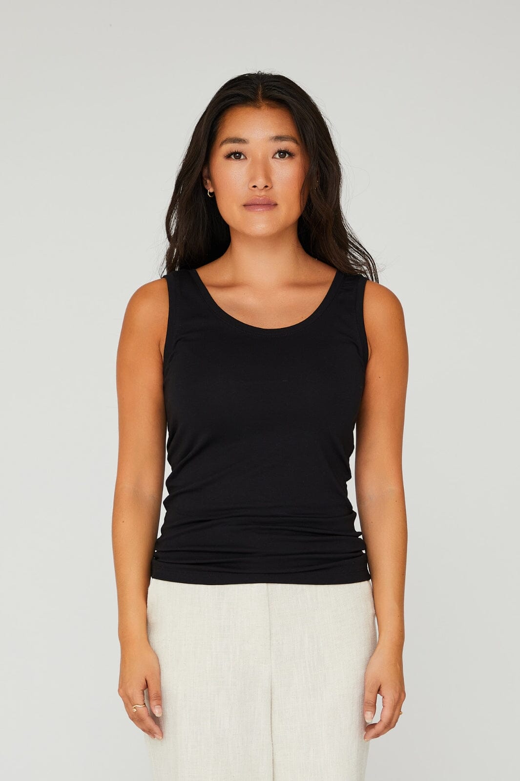 A-VIEW - Stabil Tank Top - 999 Black Toppe