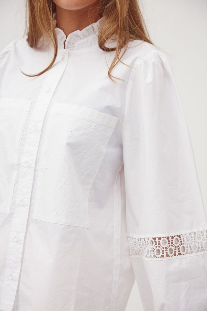 A-VIEW - Tiffany Shirt - 000 White Skjorter