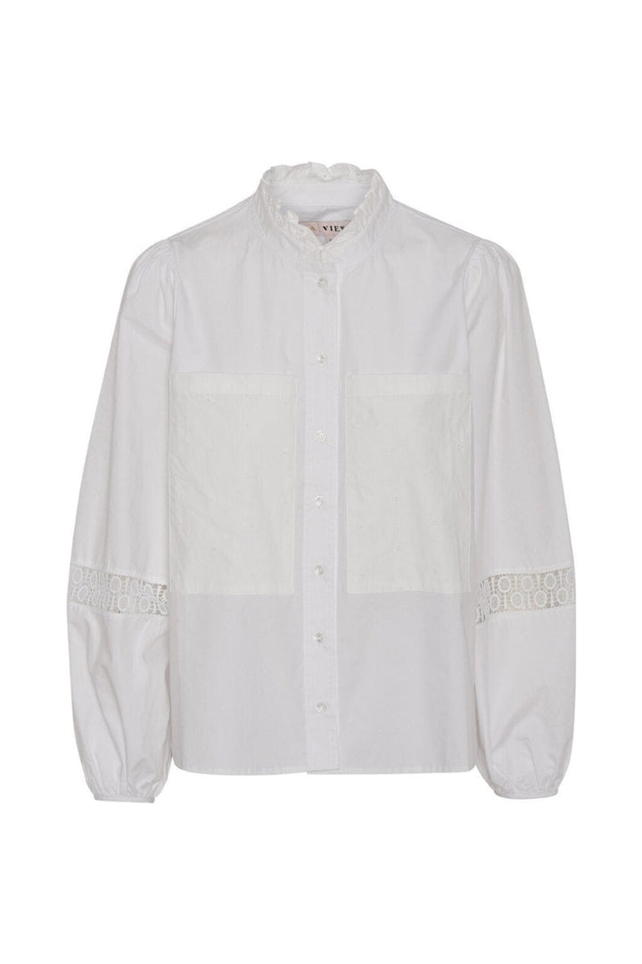 A-VIEW - Tiffany Shirt - 000 White Skjorter