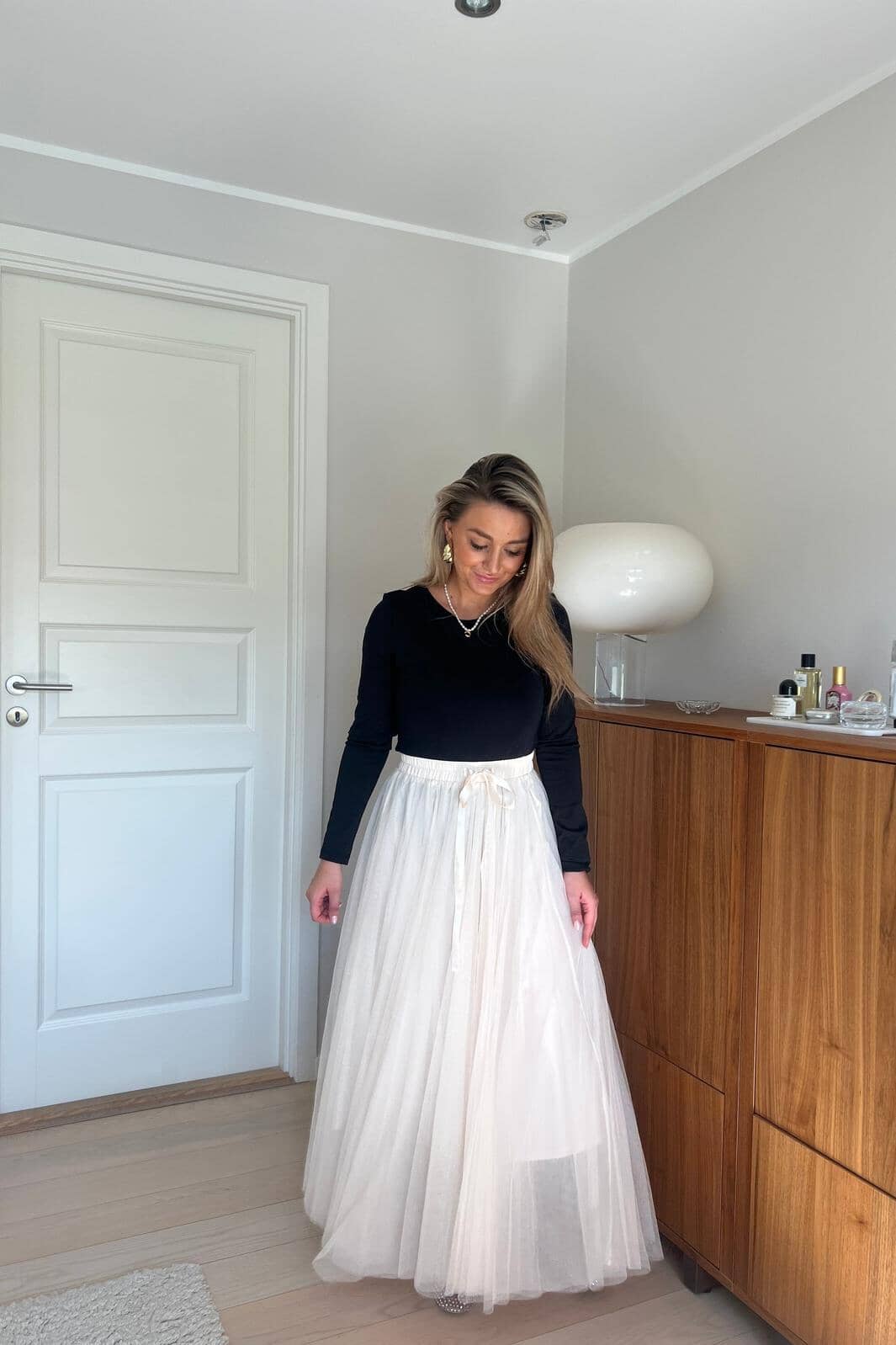Anobel Copenhagen - Emma Skirt - Ecru Nederdele