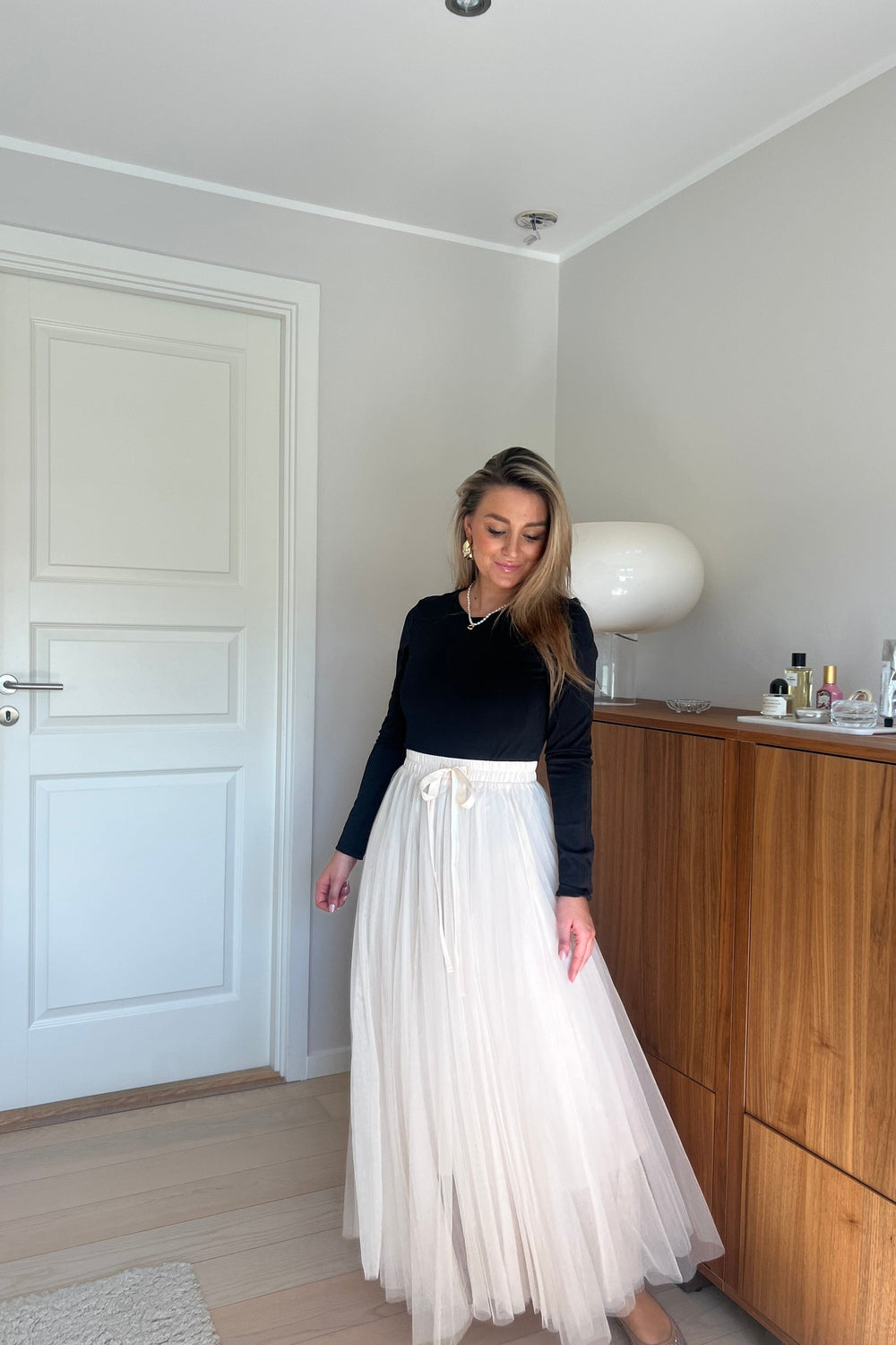 Anobel Copenhagen - Emma Skirt - Ecru Nederdele