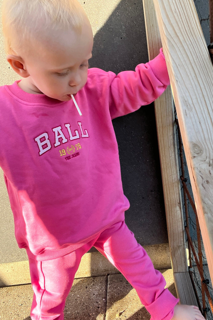 Ball X Molly&My - Baby Sweatsuit L. Taylor - Bubblegum Sweatshirts
