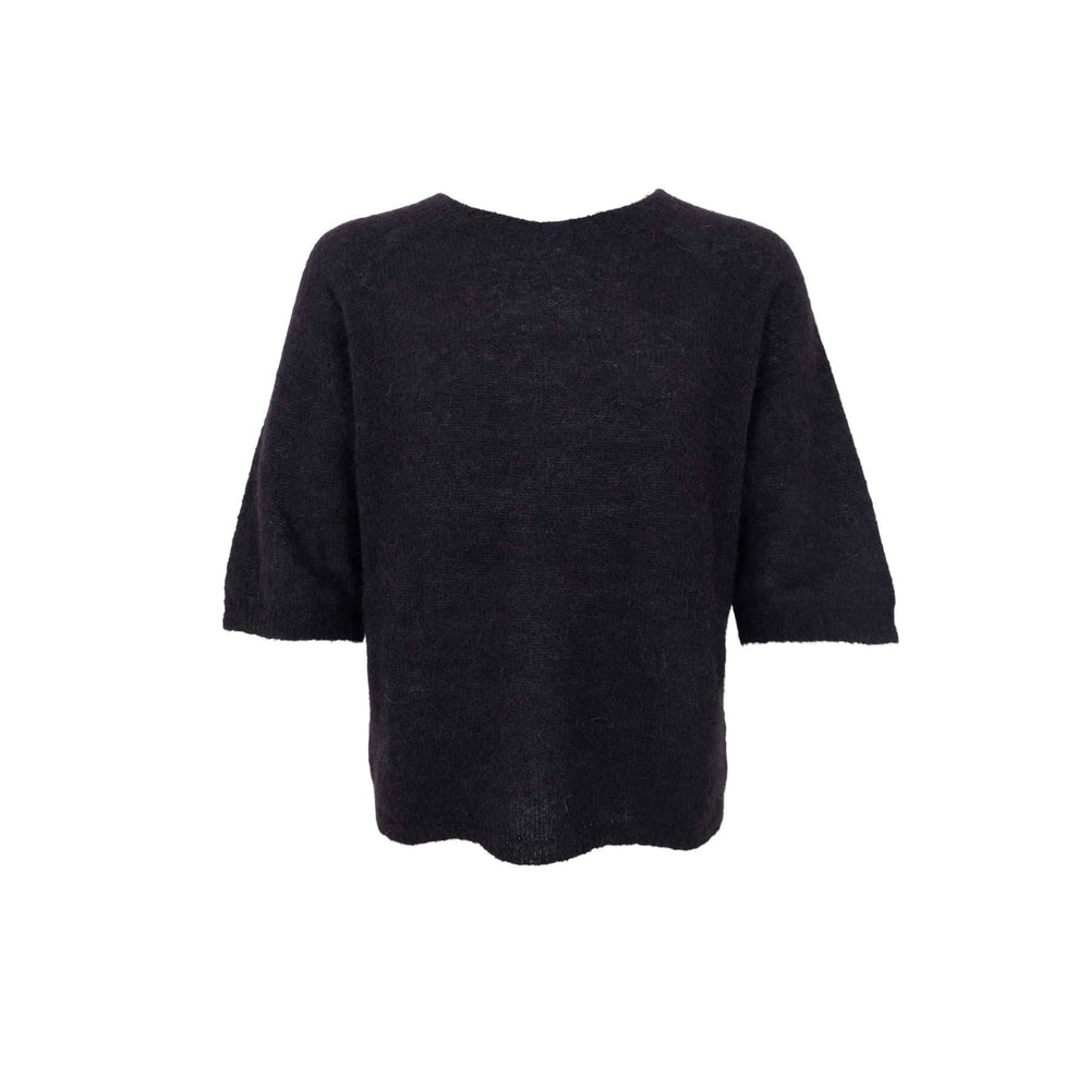 Black Colour - Bcdell Knit Jumper 1162 - Black Strikbluser