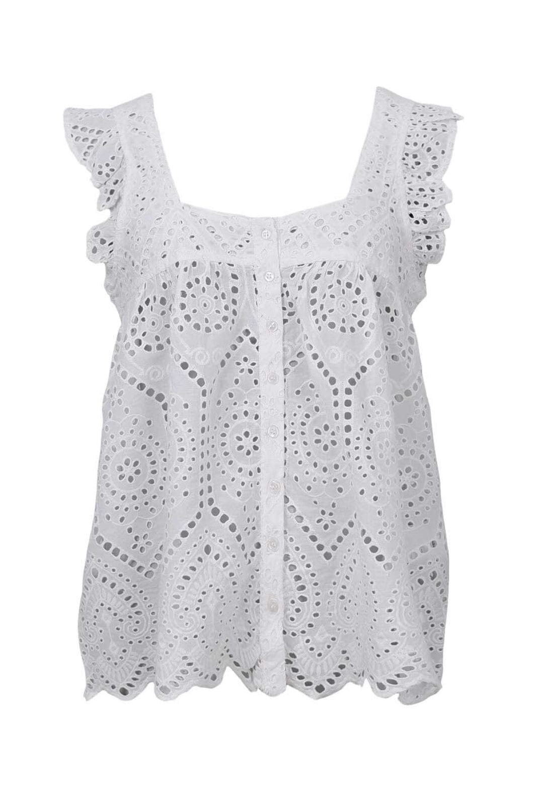 Black Colour - Bcella Top 40875 - Shirts - White