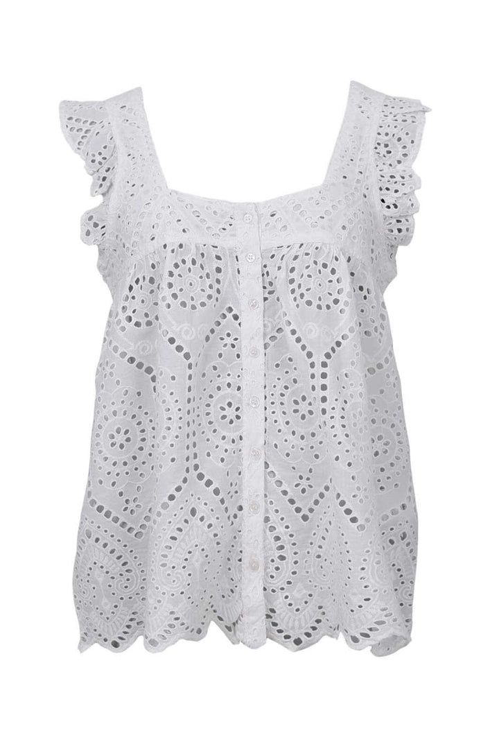 Black Colour - Bcella Top 40875 - Shirts - White