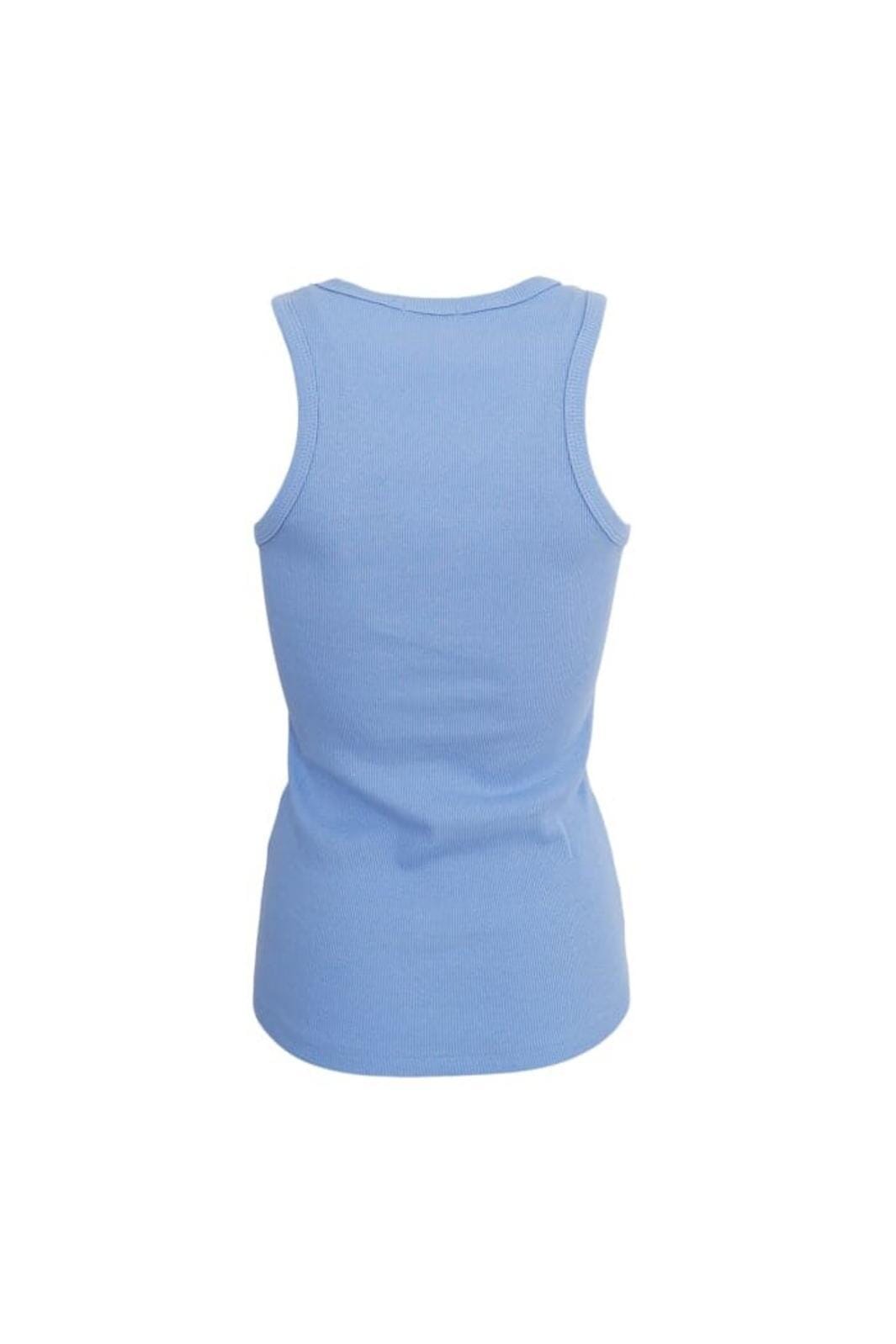 Forudbestilling - Black Colour - Bcena Rib Tank Top - Lt. Blue T-shirts