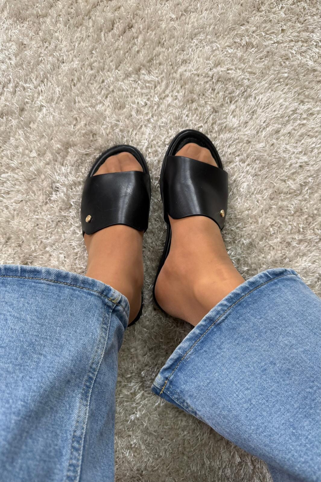 Bloom - Loreen Sandal - Black Sandaler