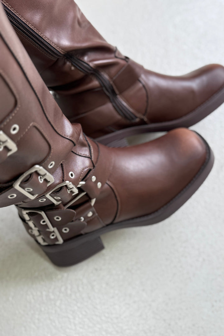 Bloom - Natascha Boots - Dark Brown Støvler