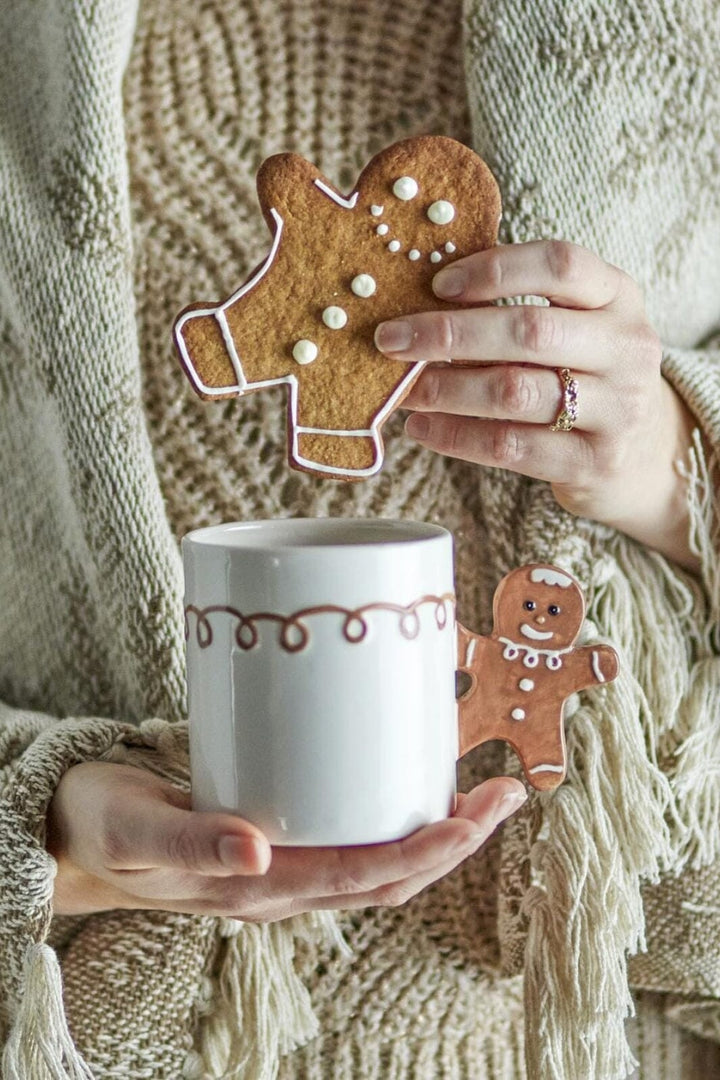 Bloomingville - Ginnie Krus, Brun, Stentøj - D9xH9,5 cm Jul