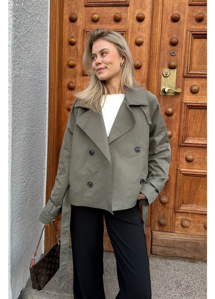 BYIC - Almaic Trenchcoat - green Green Jakker