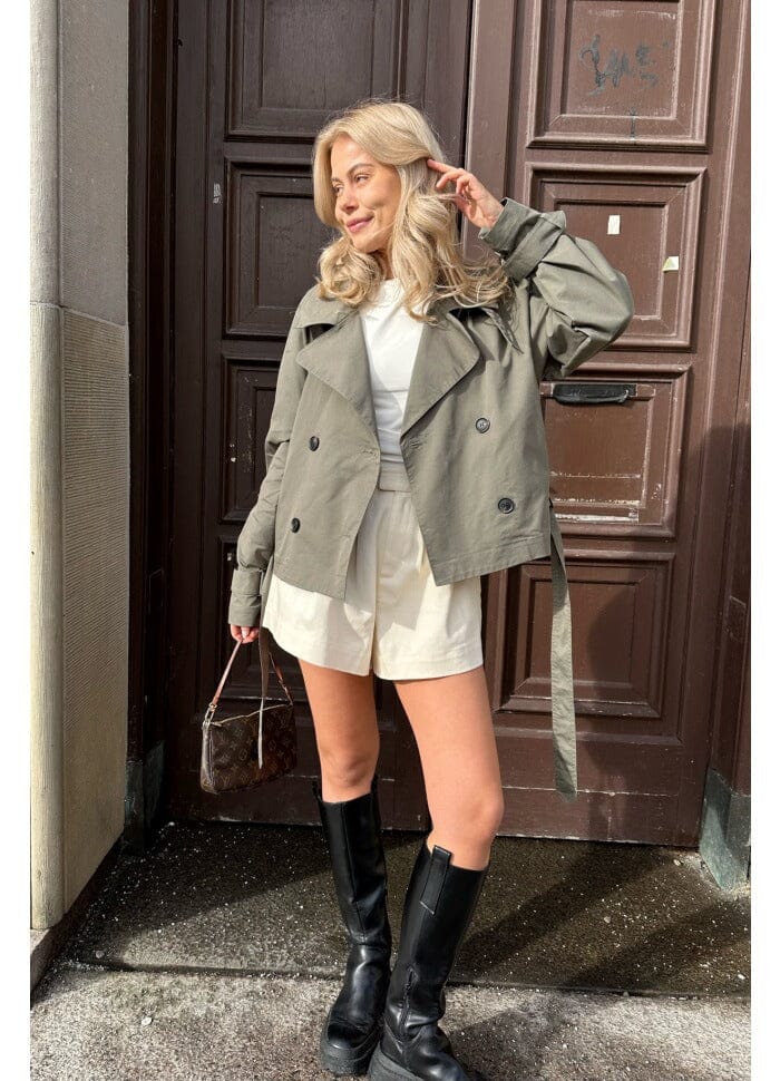 BYIC - Almaic Trenchcoat - green Green Jakker