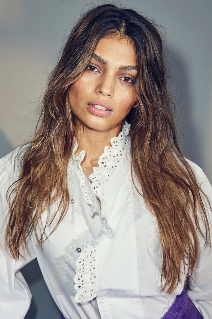 Co´couture - Alva Idris Anglaise Shirt - White Skjorter