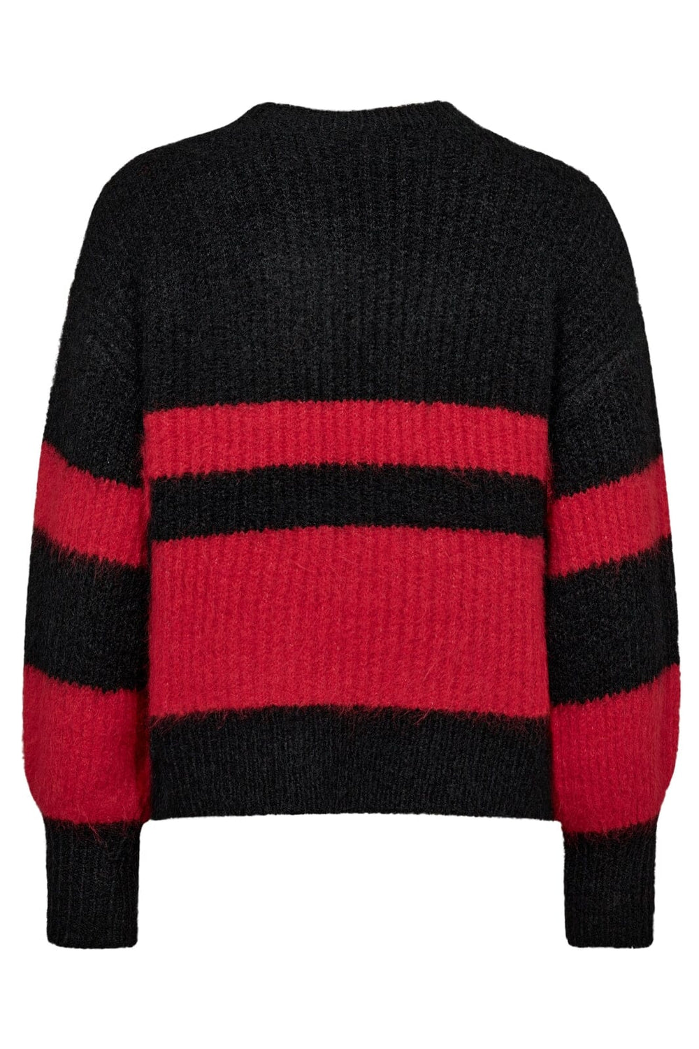 Co´couture - Coraliecc Block Rib Knit 32147 - 96 Black Strikbluser