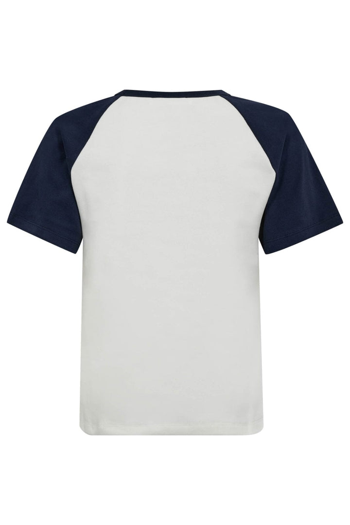 Co´Couture - Edgecc Block Tee 33169 - 11120 - Offwhitenavy