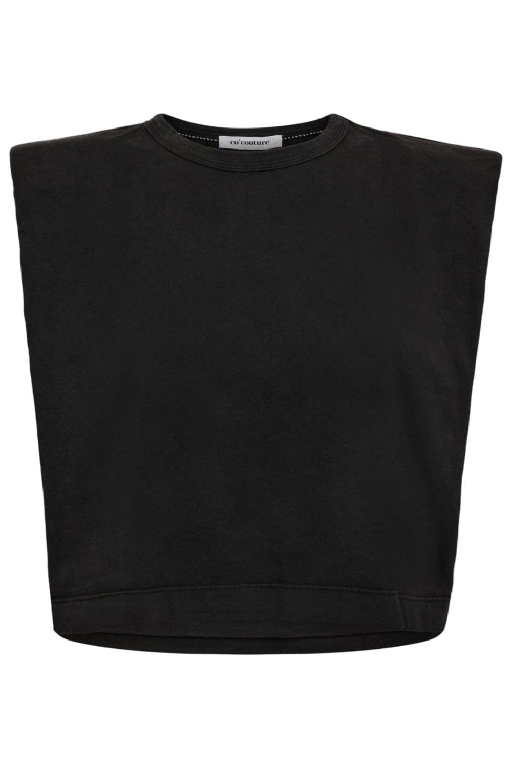 Co´couture - Eduardacc Acid Crop Tee 33078 - 96 Black T-shirts