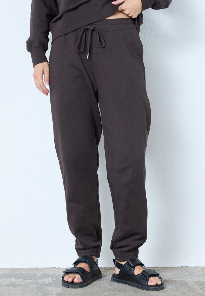 Co´Couture - Eriscc Sweatpant 41092 - 145 - Dark Brown Bukser