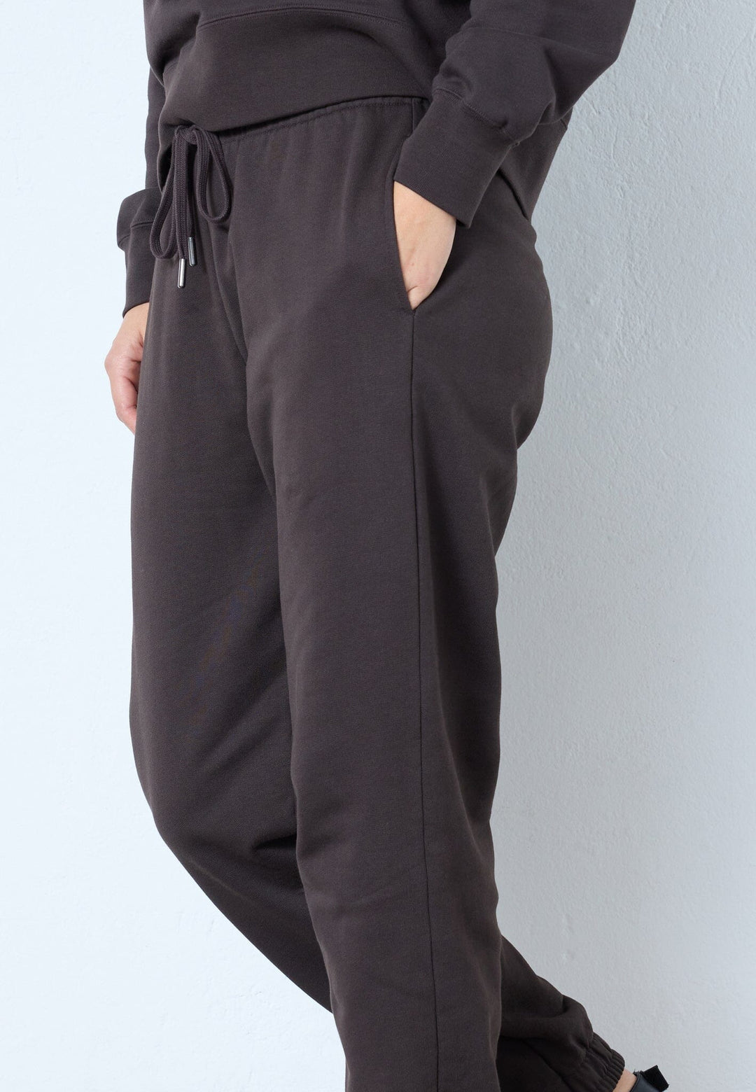 Co´Couture - Eriscc Sweatpant 41092 - 145 - Dark Brown Bukser