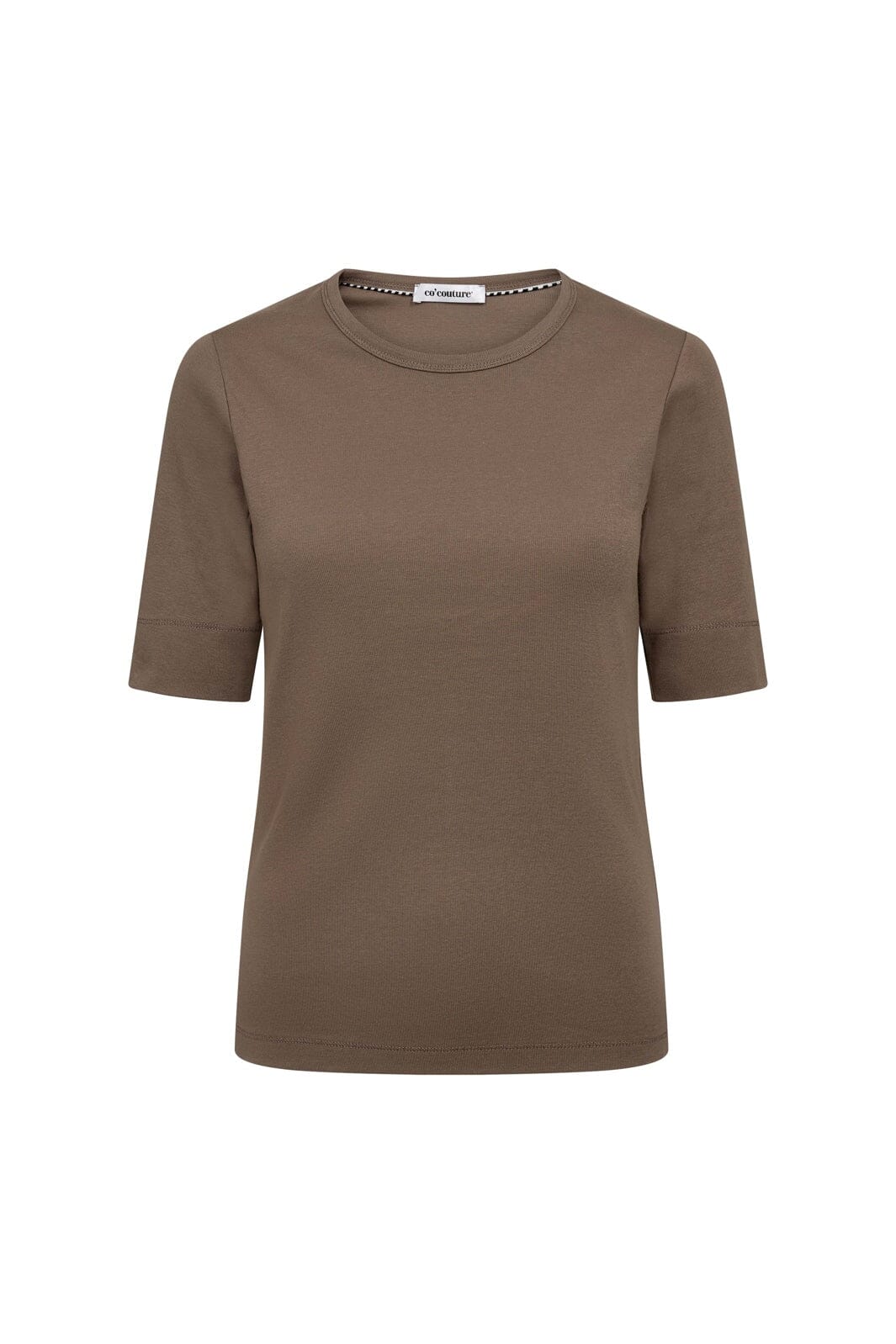 Co´Couture - Grannycc Ss Tee 33016 - 154 - Walnut