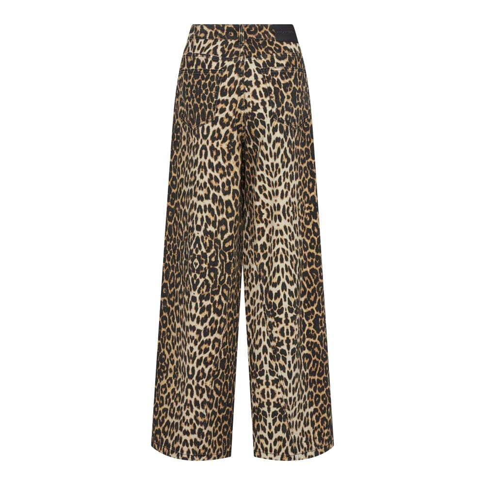 Co´couture - Leocc Denim Panel Pant 31229 - 16 Khaki Bukser