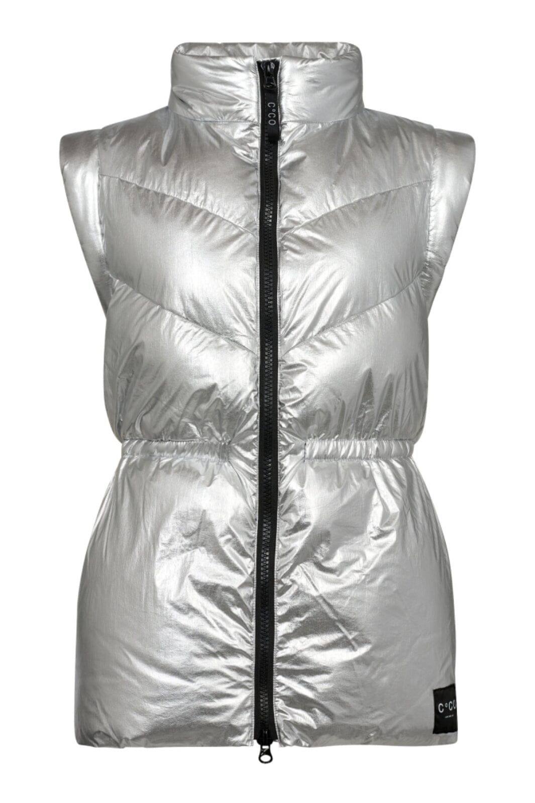 Co´couture - Metalcc Puffer Vest 30195 - 930 Silver Jakker